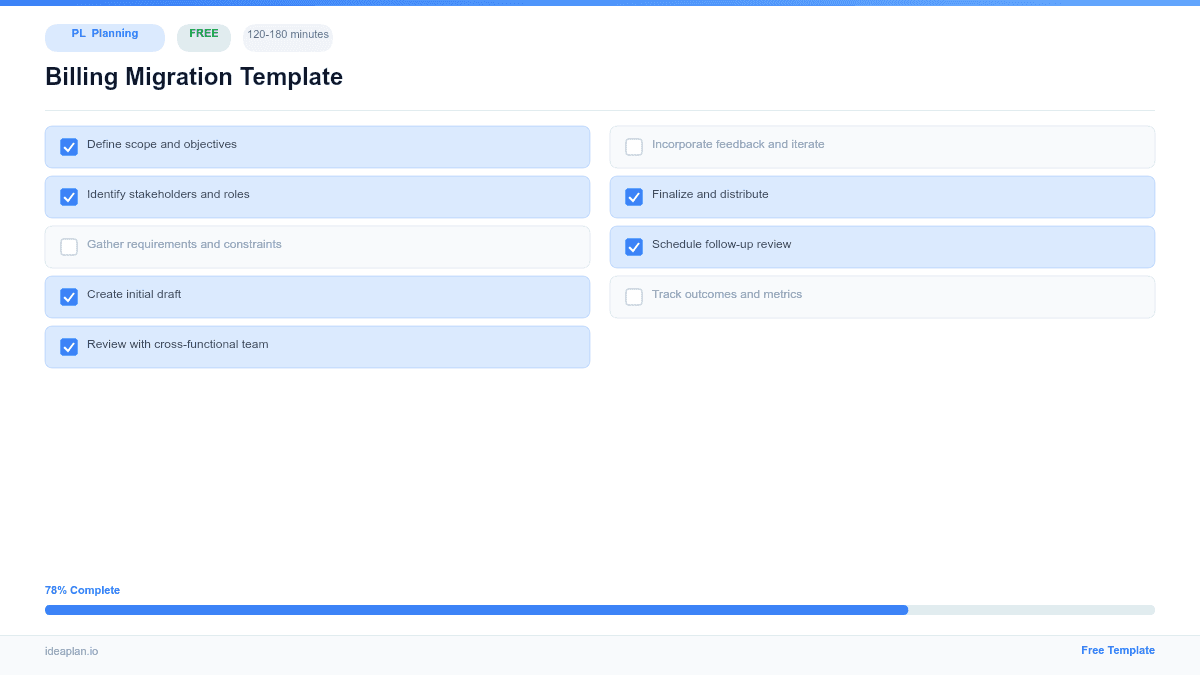 Billing Migration Template for Product Planning preview