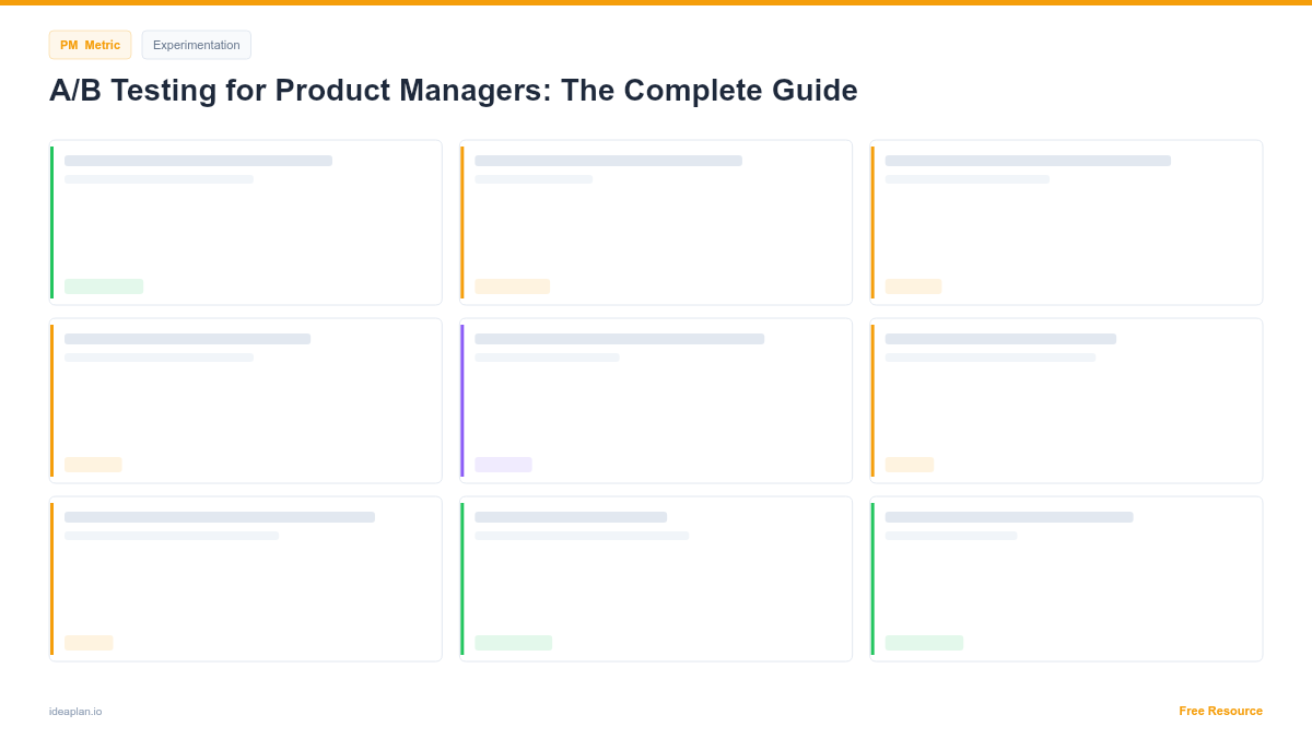A/B Testing for Product Managers: The Complete Guide